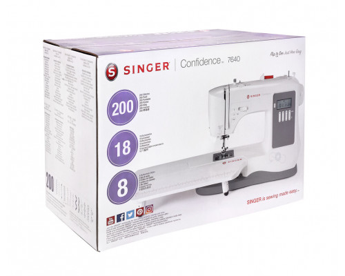 Комп'ютеризована швейна машинка SINGER CONFIDENCE 7640
